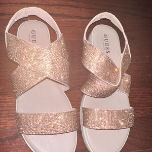 Guess Women's Sandals with Glittering Straps
